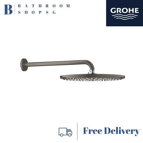 Grohe Smart Control 3-Way Conceal Mixer Bathroom Bundle Set - Round Hard Graphite | Grohe 35600 29121A00
