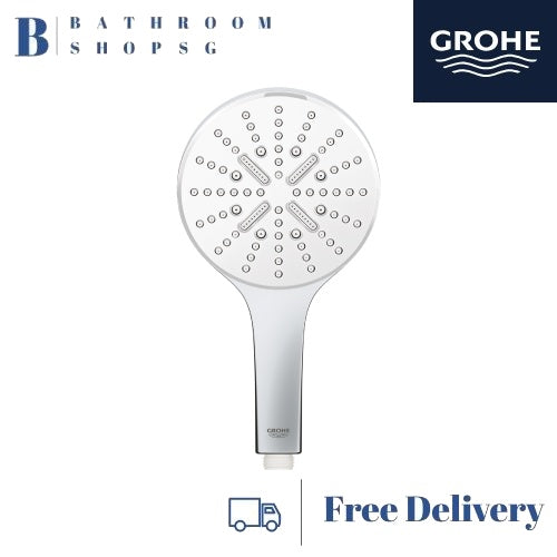 Grohe RSH Smartactive 130 Handshower 3 Sprays 26544LS0 | Grohe Moon White Hand Shower