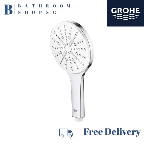 Grohe RSH Smartactive 130 Handshower 3 Sprays 26544LS0 | Grohe Moon White Hand Shower