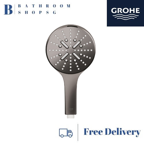 Grohe Rainshower Smartactive 130 Handshower 3 Sprays 26574A00 Hard Graphite