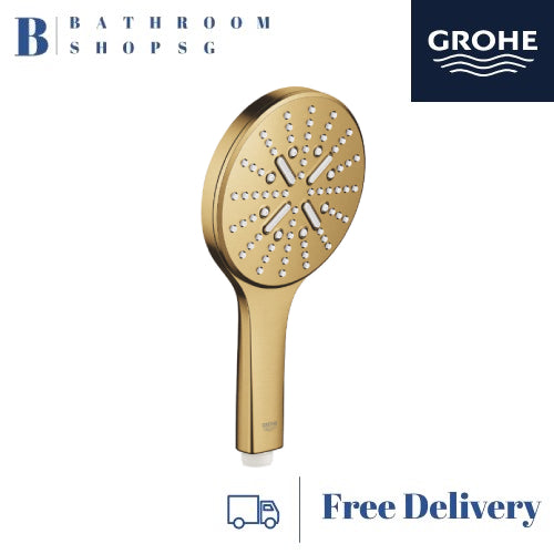 Grohe Rainshower Smartactive 130 Handshower 3 Sprays 26574GN0 Brushed Cool Sunrise