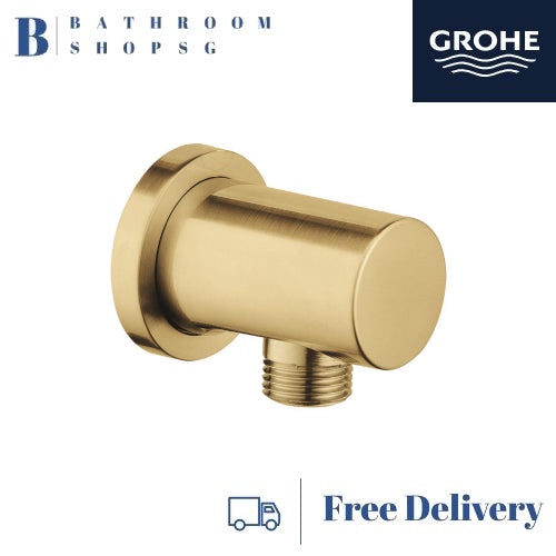Grohe Rainshower Shower Outlet Elbow 1/2"Brushed Cool Sunrise | Grohe Wall Union 27057GNC