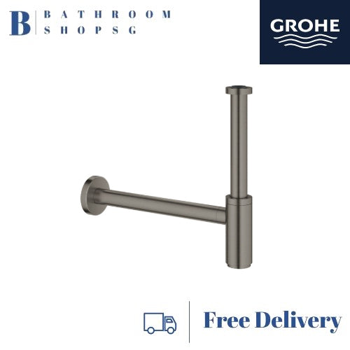 Grohe Waste Trap for Basin 28912AL0 Brushed Hard Graphite Bottle trap 1 1/4"