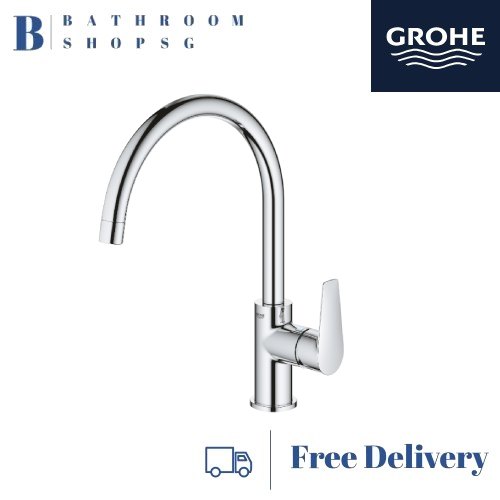 Grohe BauEdge Single-Lever Kitchen Sink Mixer 31233001