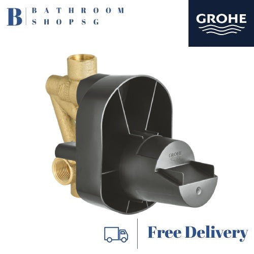 Grohe Single Lever Concealed Shower Mixer Bathroom Bundle Set - Round | Grohe 19297001 33963000 13252000