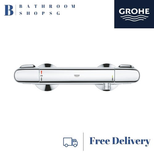 Grohe Grohtherm 1000 Thermostat Exposed Shower mixer 34814003 | Bathroom Wall Mount Faucet