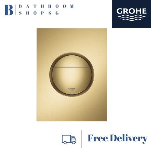 Grohe Nova Cosmopolitan S Toilet Wall Flush Plate Brushed Cool Sunrise 37601GN0