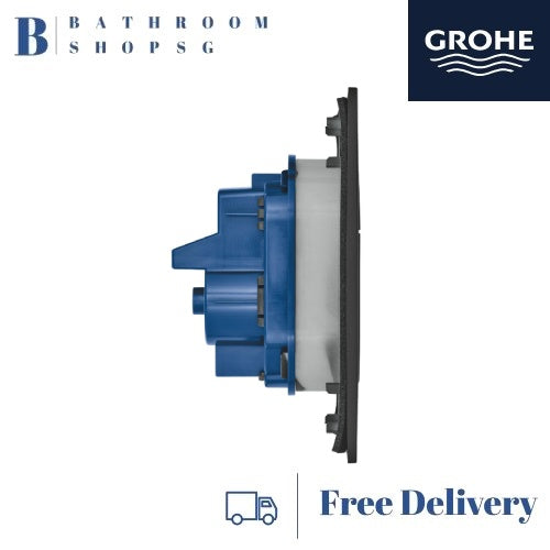 Grohe Arena Cosmopolitan S Toilet Wall Flush Plate Phantom Black 37624KF0