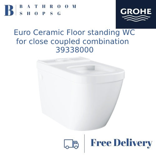 Grohe Euro Ceramic Floor Standing Toilet WC Set New 39338000+39330002+39332000