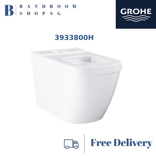 Grohe Euro Ceramic Floor Standing Toilet WC Set New 3933800H+39330002+39332000