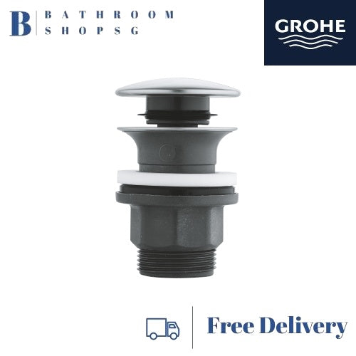 Grohe 40824000 Waste Set With Push-open Plug for Bathroom Basin