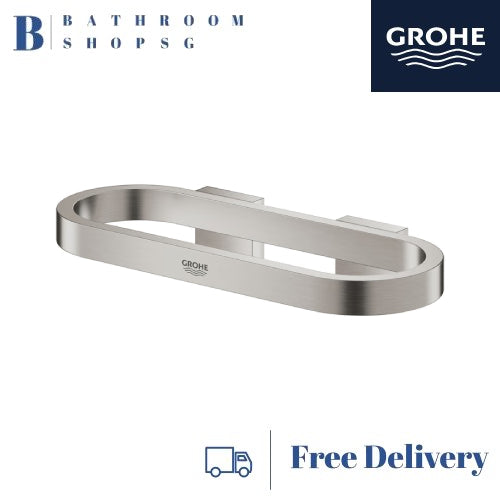 Grohe 41035DC0 Selection Towel Ring Supersteel | Bathroom Accessories