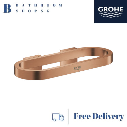 Grohe 41035DL0 Selection Towel Ring Brushed Warm Sunset | Bathroom Accessories