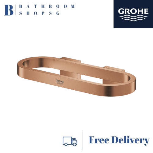 Grohe 41035DL0 Selection Towel Ring Brushed Warm Sunset | Bathroom Accessories