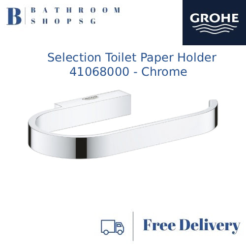 Grohe Selection Toilet Paper Roll Holder 41068000 and PVD Colors | Bathroom Accessories