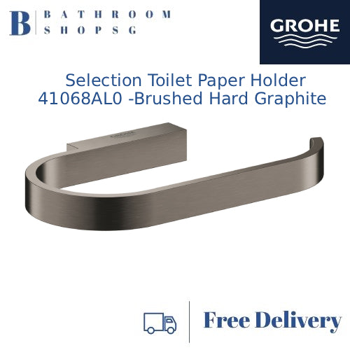Grohe Selection Toilet Paper Roll Holder 41068000 and PVD Colors | Bathroom Accessories