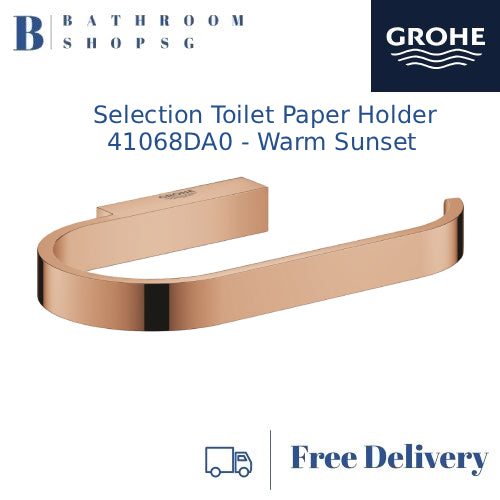 Grohe Selection Toilet Paper Roll Holder 41068000 and PVD Colors | Bathroom Accessories