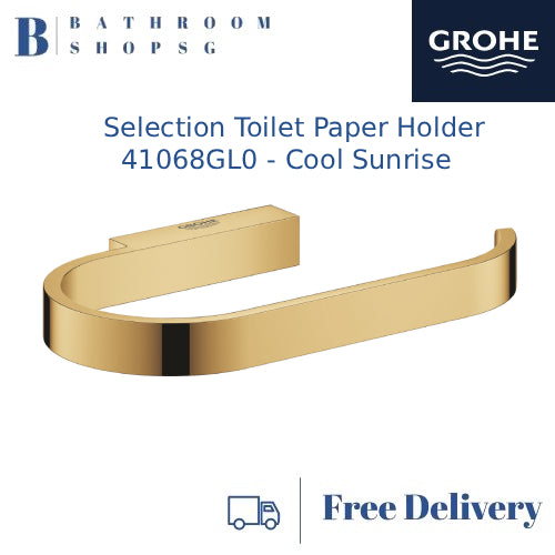 Grohe Selection Toilet Paper Roll Holder 41068000 and PVD Colors | Bathroom Accessories