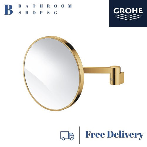 Grohe 41077GL0 Selection Bathroom Shaving Mirror | Grohe  Bathroom Accessories