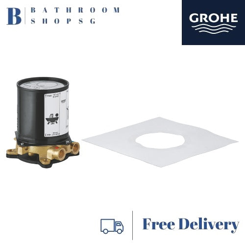 Grohe Rough-in Set 1/2" 45984001 | Concealed Body for Floor Mounted Bath and Shower Mixer