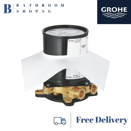 Grohe Rough-in Set 1/2" 45984001 | Concealed Body for Floor Mounted Bath and Shower Mixer