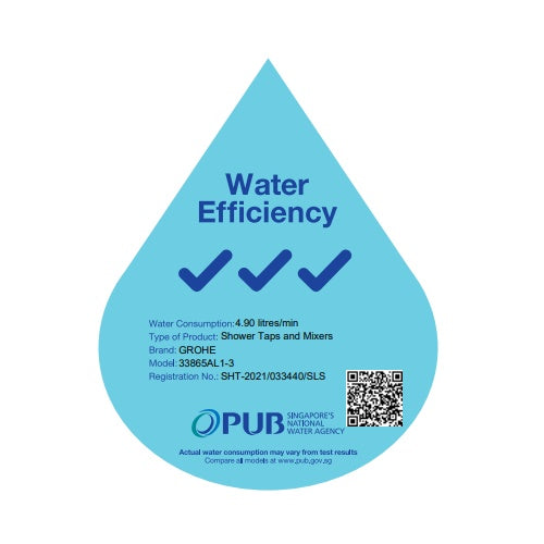 Grohe Lineare Single Lever Exposed Wall Mounted Shower mixer 33865AL1