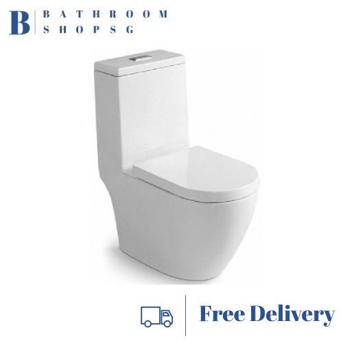 Inspire INS-6081A Rimless Tornado Flush One Piece Toilet Bowl