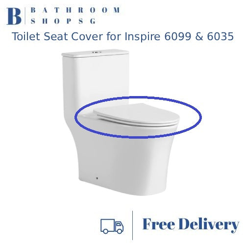 Toilet Seat Cover TS6099U for Inspire 6099 & Inspire 6035 | Inspire Toilet Seat Cover