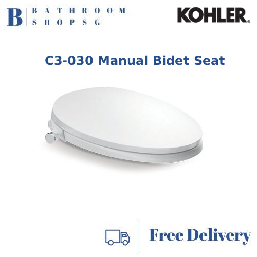 Kohler C3-030 Manual Bidet Seat and Cover K-98804K-0