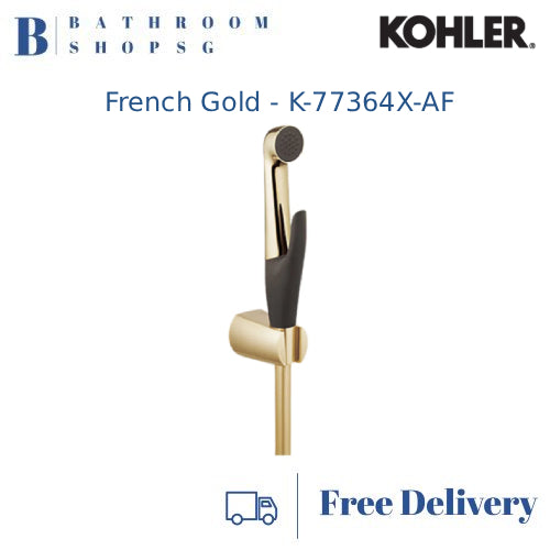 Kohler Luxe Hygiene Bidet Spray K-77364K Antibacterial Bidet Spray with Wall Bracket