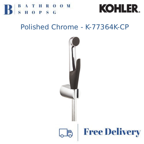 Kohler Luxe Hygiene Bidet Spray K-77364K Antibacterial Bidet Spray with Wall Bracket