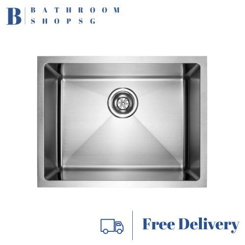 Monic SQM-550-S Single Bowl Stainless Steel Undermount Kitchen Sink