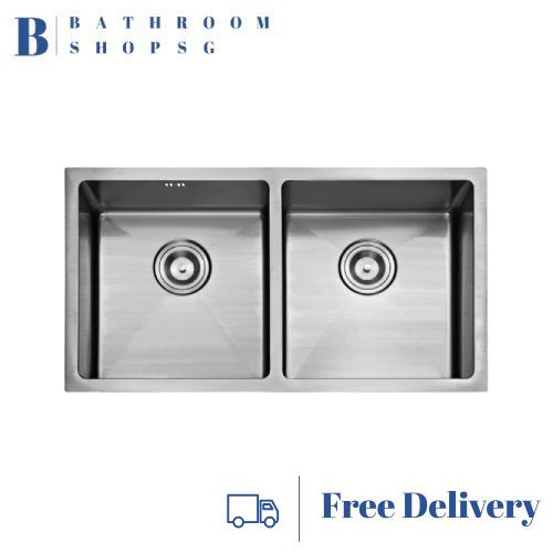 Monic SQM-760 Double Bowl Stainless Steel Kitchen Sink