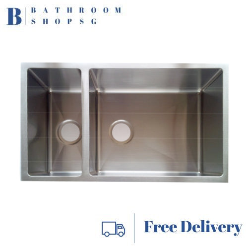 Monic SQM-780-DB Double Bowl Stainless Steel Kitchen Sink