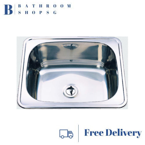 Monic i-600 Stainless Steel Inset Mount Single Bowl Kitchen Sink