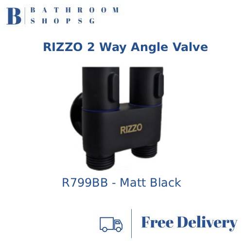 ADL 2 Way Angle Valve R779 | RIZZO Toilet Bidet 2 Way Angle Valve | Bathroom Water Divider
