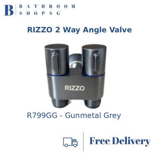 ADL 2 Way Angle Valve R779 | RIZZO Toilet Bidet 2 Way Angle Valve | Bathroom Water Divider