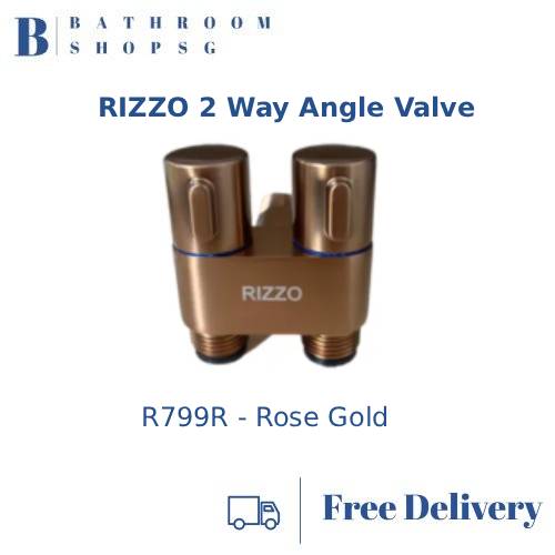 ADL 2 Way Angle Valve R779 | RIZZO Toilet Bidet 2 Way Angle Valve | Bathroom Water Divider