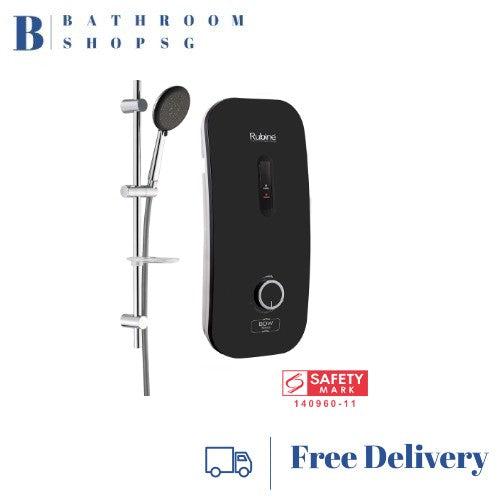 Rubine RWH-1388 Electric Instant Water Heater 1388B Black | 1388W White