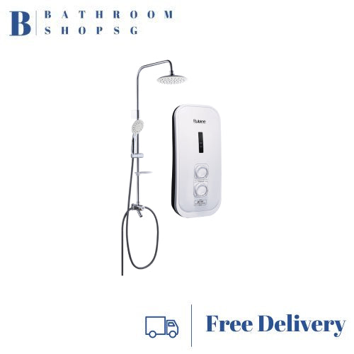 Rubine RWH-3388 Electric Instant Water Heater with Built-in DC Booster Pump & Rainshower