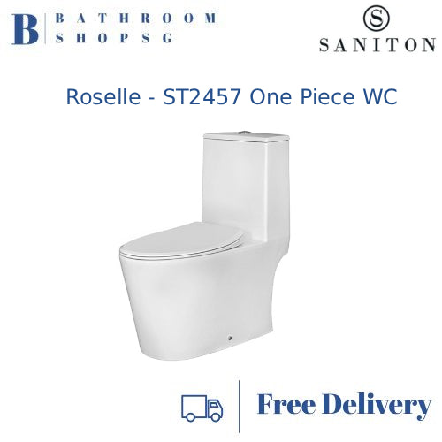 Saniton Roselle ST2457 One-piece Water Closet with Seat and Cover