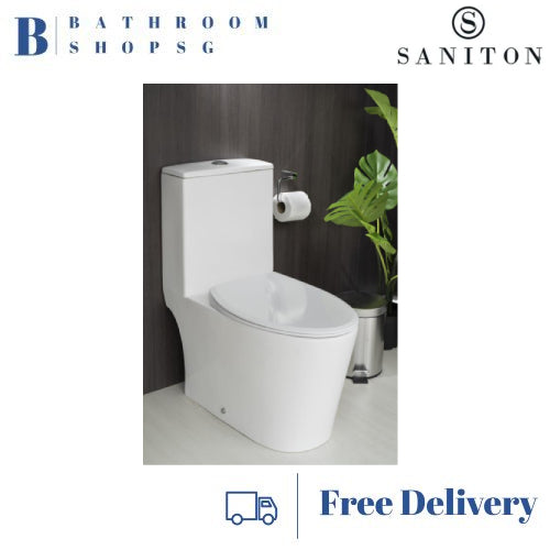 Saniton Roselle ST2457 One-piece Water Closet with Seat and Cover