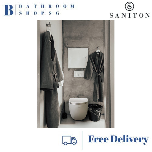 Saniton Alyssa ST2611 Wall Hung Toilet Bowl with Seat and Cover