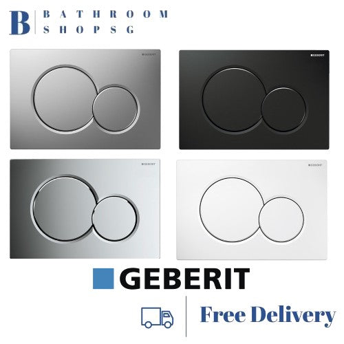 Geberit Sigma01 Actuator Plate 115.770.JQ.5 | Matt Chrome Toilet flush plate