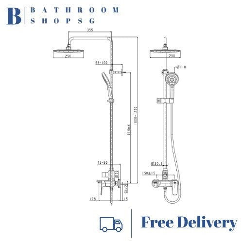 American Standard Signature Rainshower System FFAS1772