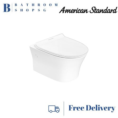 American Standard Signature Wall Hung Toilet Bowl CCAS3140 With CCASC119 Seat Cover