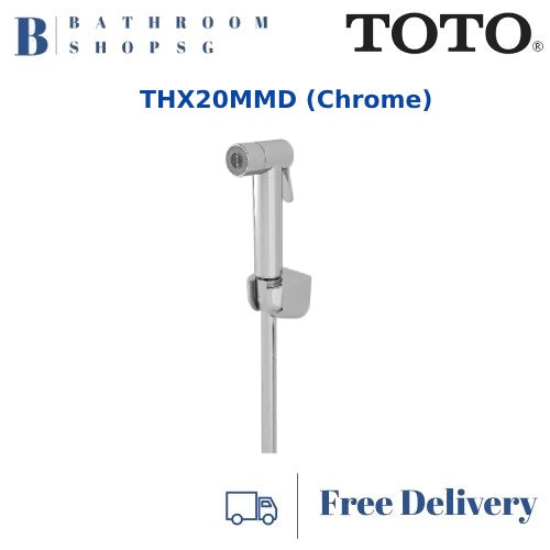 TOTO Luxury Metal Bidet Hygiene Spray Set Chrome THX20MMD | TOTO Shower Spray Set