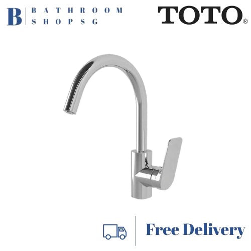 TOTO Rei Series TX606KRS Single Lever Kitchen Faucet for cold Water only