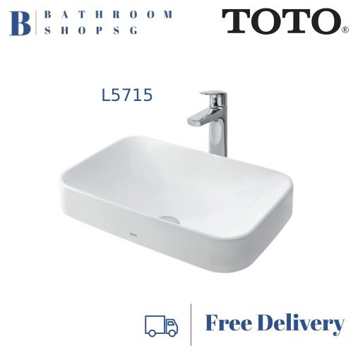 TOTO Above Counter Lavatory Basin L5715 - [Ready Stock]