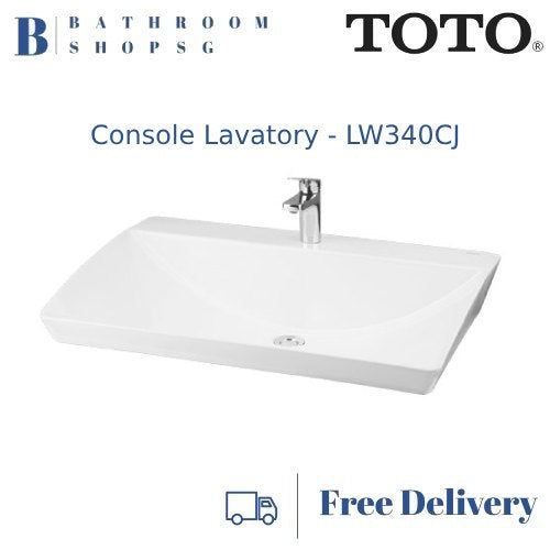 TOTO Console Lavatory Basin LW340CJ Bathroom Sink